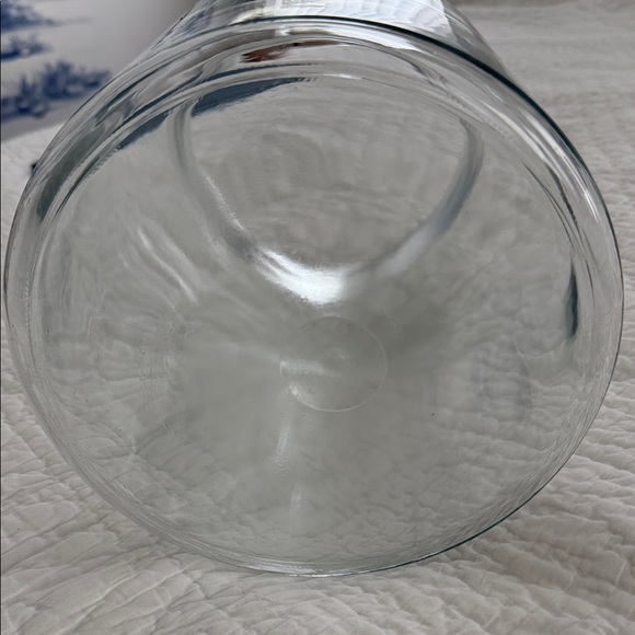 MacKenzie-Childs Blue and White Glass Jar - Picture 7 of 7